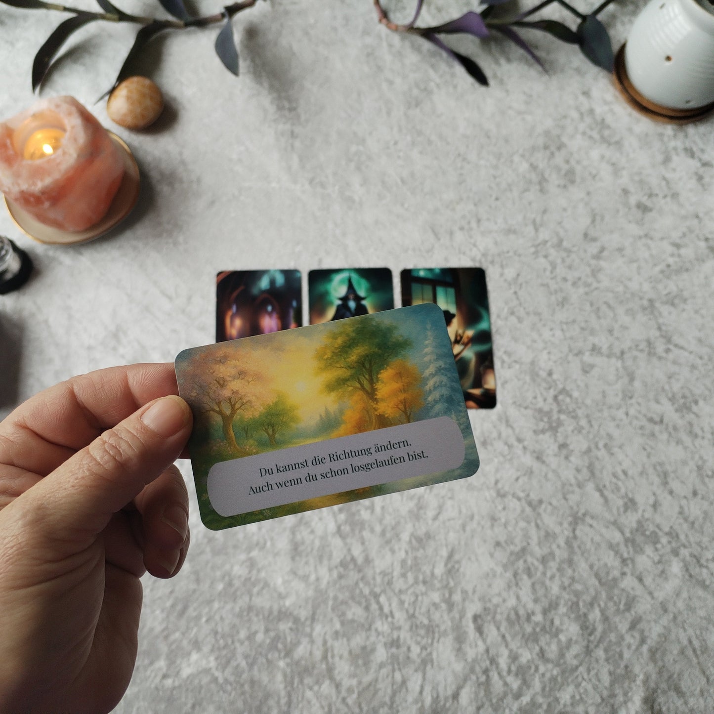 Kleine Kartenlegung als Videobotschaft