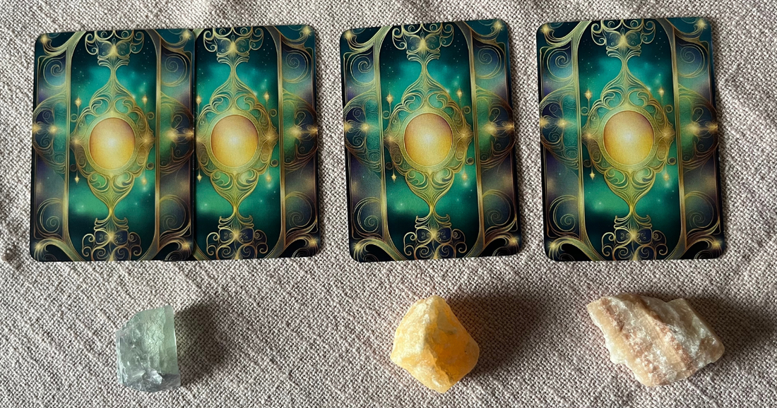 Blogbanner Ein Tag im Nebel - Silent Pick a Card mit Orakelkarten