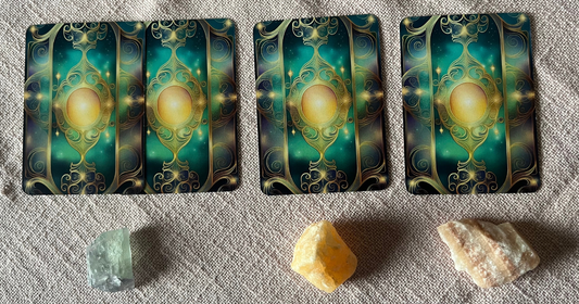 Blogbanner Ein Tag im Nebel - Silent Pick a Card mit Orakelkarten