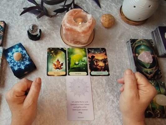 Kleine Kartenlegung als Videobotschaft