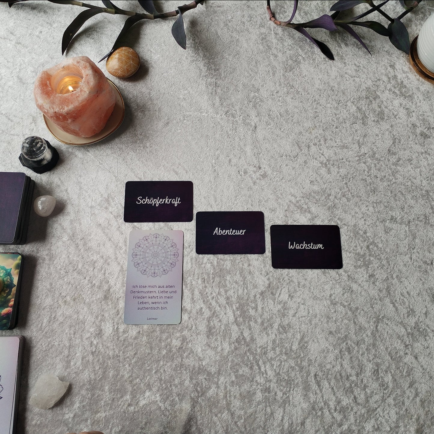 Kleine Kartenlegung als Videobotschaft