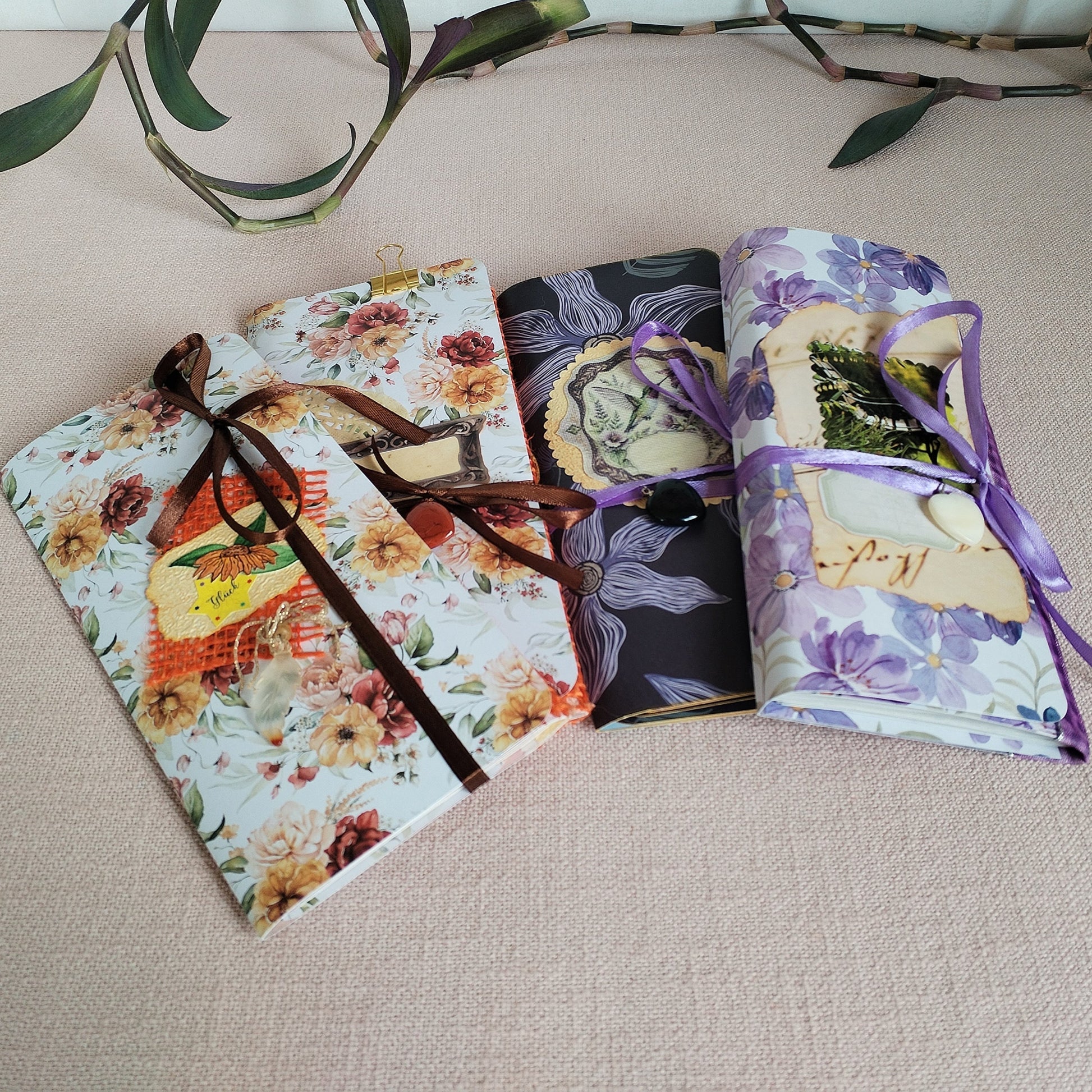Long-Slim-Journale in 4 Varianten.