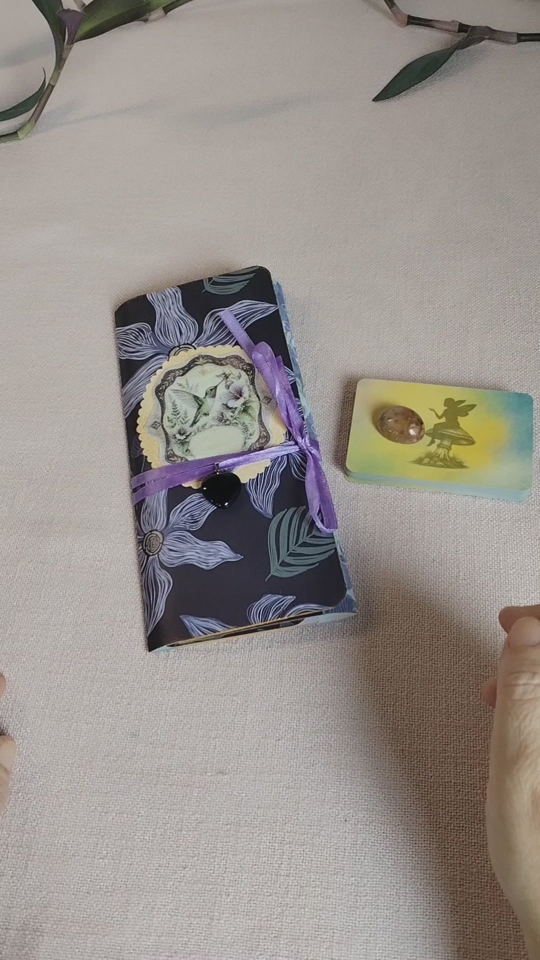 Kartenlegung für Long-Slim-Journal Motiv Kolibri, Produktvideo