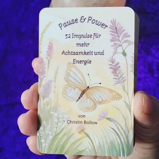 Kartendeck Pause und Power, Produktvideo